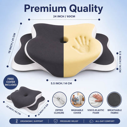 DeskRest™ — Ergonomic Recovery Pillow for Remote Professionals
