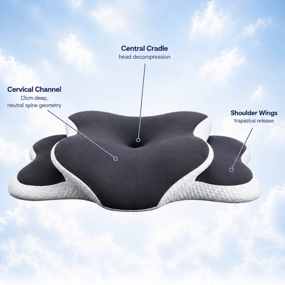 DeskRest™ — Ergonomic Recovery Pillow for Remote Professionals
